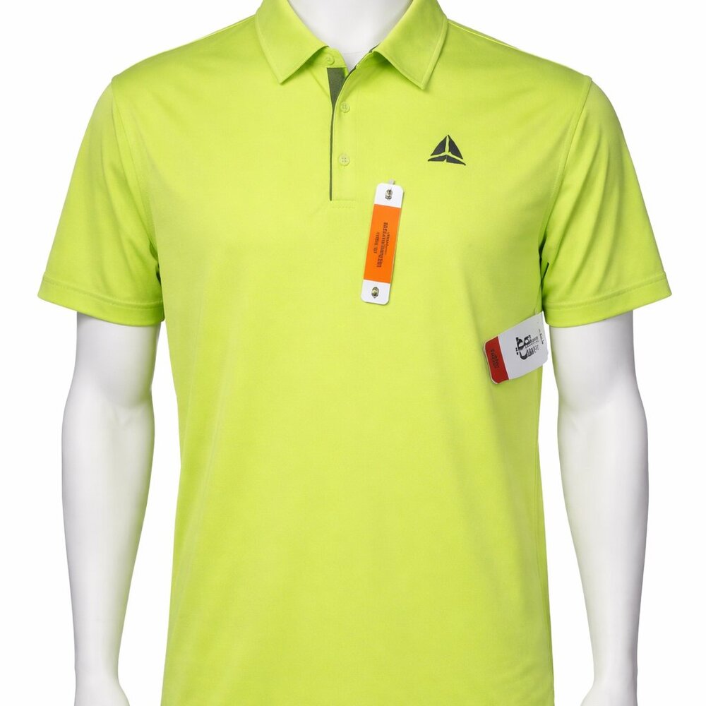 Reebok Men’s Performance Polo Shirt Green‎ Golf Moisture Wicking Size L NWT